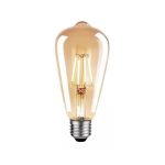 LAMPARA LED VINTAGE PERA 7W E27 CALIDA