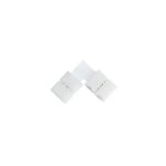 CONECTOR CODO TRANSP. TIRA LED/COB
