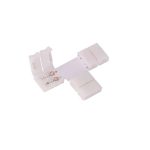 CONECTOR FORMA T TRANSP. TIRA LED/COB