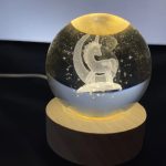 Esfera de cristal - Diseño Unicornio