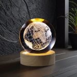 Esfera de cristal luz cálida – Diseño Mundo