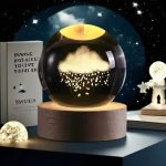 Esfera de cristal luz cálida – Diseño Nube