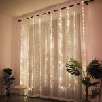 Cortina Lluvia Luces Led Calida