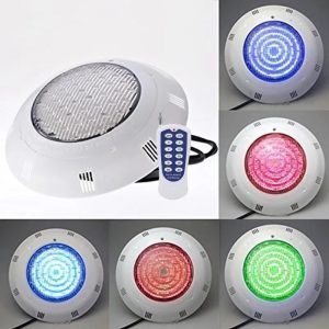 Luz Lampara Piscina Rgb 12v Led Control 18w Rgb